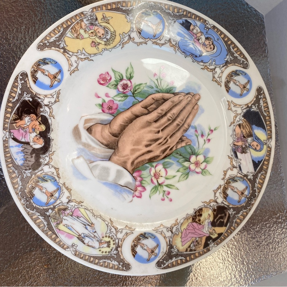 Lefton White Decorative Plate